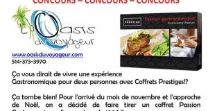 Coffret Prestige Passion Gastronomique de 100$