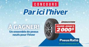 Ensemble de 4 pneus d'hiver Bridgstone (2000$)