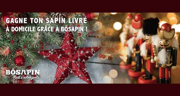 Gagne ton sapin livré à domicile