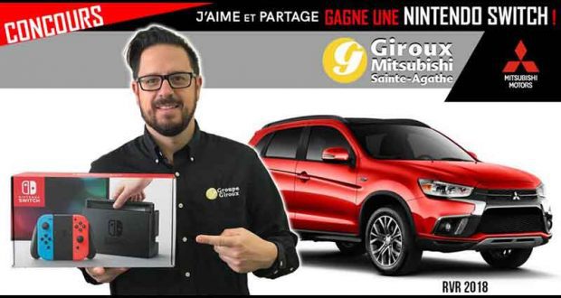 Gagnez Une console Nintendo SWITCH