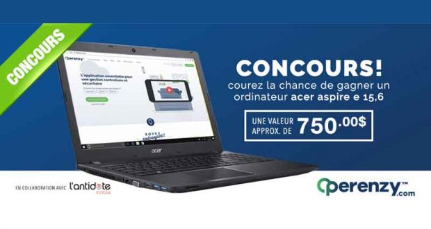 Gagnez un ordinateur portable