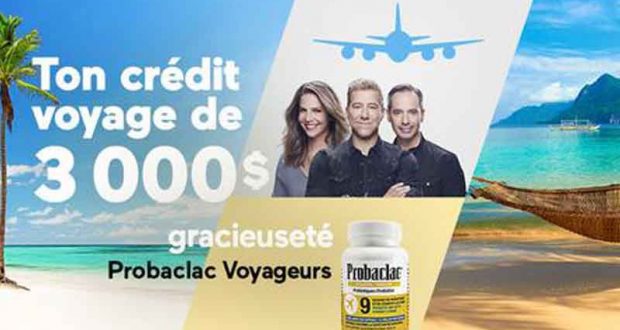 Ton crédit voyage de 3 000 $