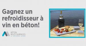 Un refroidisseur à vin en béton