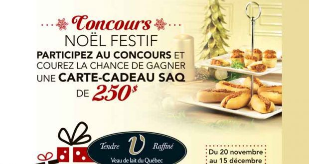 Une carte-cadeau SAQ de 250$