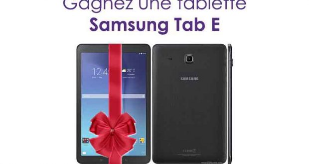 Une tablette Samsung Tab E