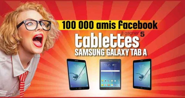 5 tablettes Samsung Galaxy Tab A