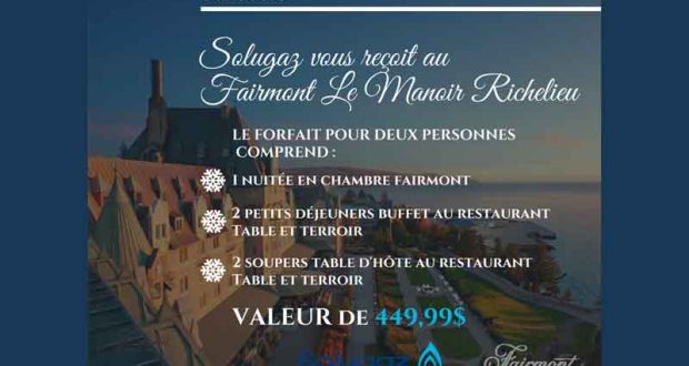 Forfait pour 2 au Fairmont Le Manoir Richelieu de Charlevoix