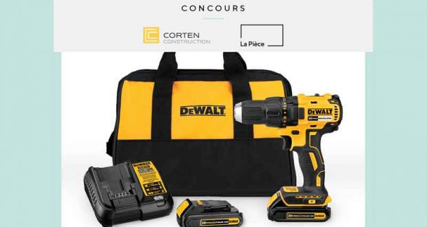 Gagnez un Kit de DeWalt