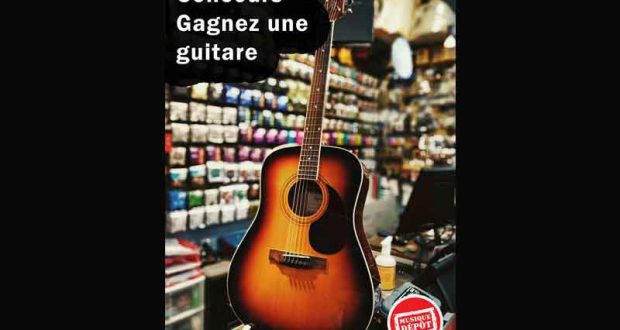 Gagnez une guitare acoustique