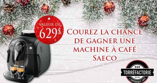 Gagnez une machine à expresso Saeco