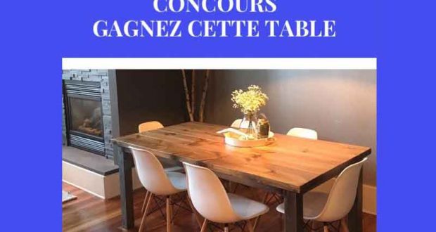 Gagnez une table 5’ ou 6’