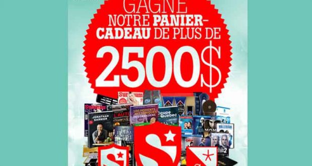 Panier cadeaux de plus de 2500$