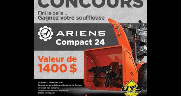 Souffleuse Ariens compact 24 de 1400$