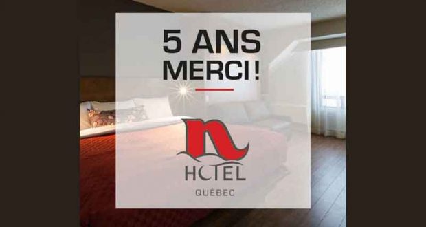 Une nuitée au N Hôtel Québec