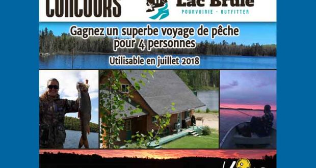 Voyage de pêche pour 4 à la Pourvoirie Club Lac Brûlé
