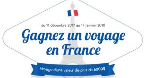 Voyage pour 2 à Paris (6 050 $)