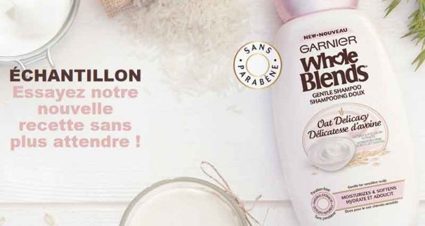 Échantillons gratuits de soin pour cheveux Garnier Whole Blends