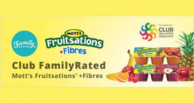 1000 Mott's Fruitsations + Fibres Gratuits