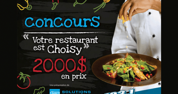 1000$ en carte-cadeaux restaurants