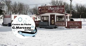 Cabane de pêche au Centre de pêche G. Marceau et filles