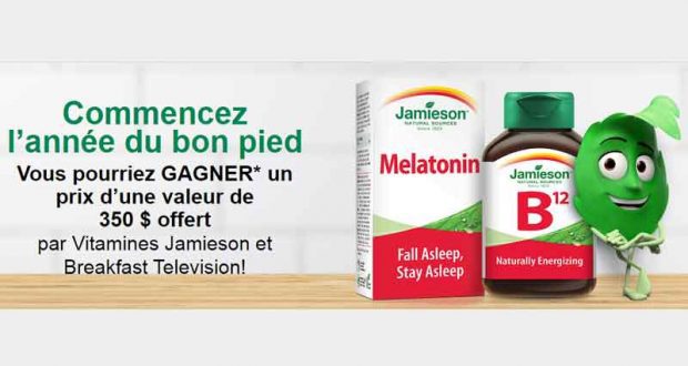 Cadeau mystère des vitamines Jamieson (350$)