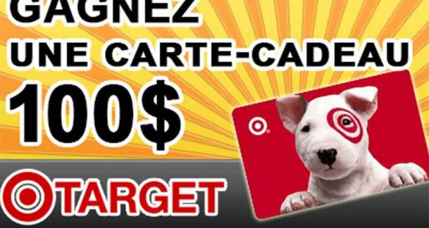 Carte-cadeau 100 $ Target pour achats en ligne