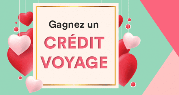 Crédit-voyage de 1000 $ ou 2000 $