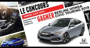 Gagnez une berline Honda Civic Touring 2018 (33055$)
