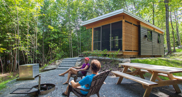 Séjour pour 2 au Parc national du Bic dans les chalets EXP