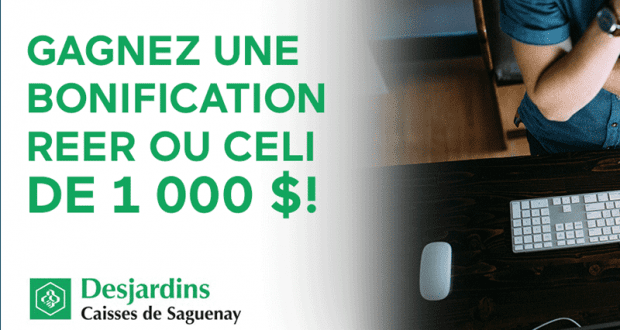 Une bonification REER ou CELI de 1 000 $