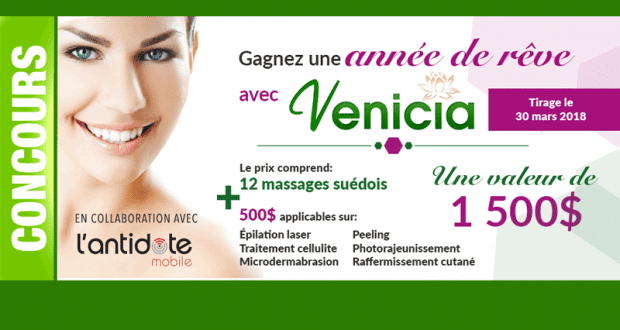 1 an de massages + 500 $ de traitements esthétiques