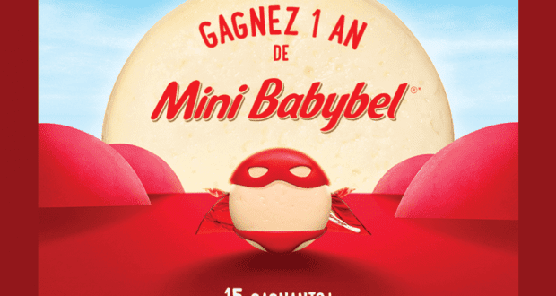 15 grands prix d'un an de Mini Babybel gratuits