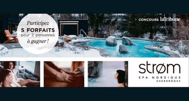 5 Forfairs pour 2 au Strom Spa (490$)