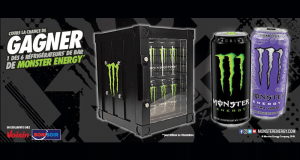 6 réfrigérateurs de bar Monster Energy de 300$ chacun