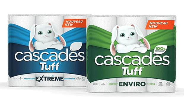 6 rouleaux Jumbo de papier essuie-tout Cascades Tuff à 2,97$