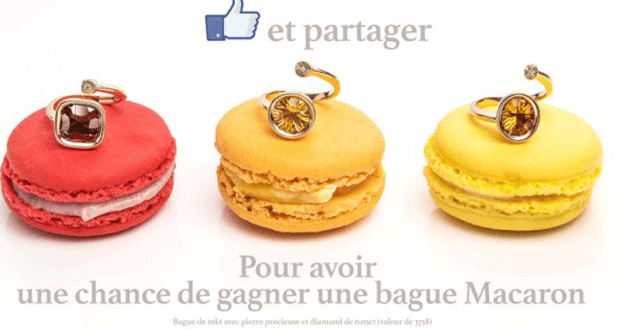 Bague macaron