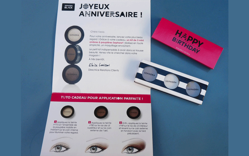 Cadeau D Anniversaire Offert Par Sephora Echantillons Gratuits Quebec Quebec Gratuit