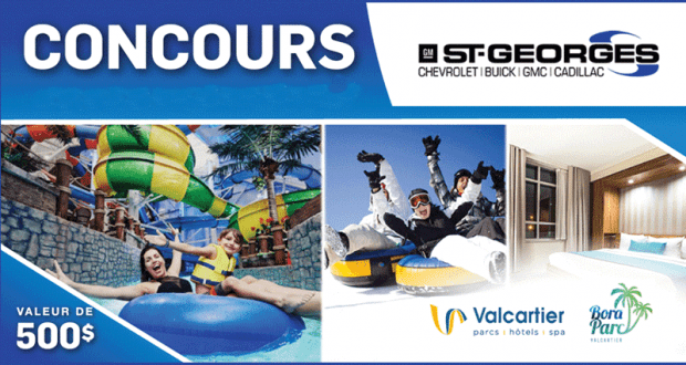 Carte-cadeau de 500$ valide au Village Vacances Valcartier