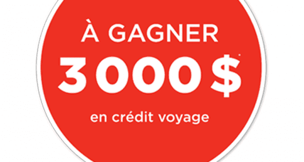 Crédit voyage de 3000$ pour un forfait Sud