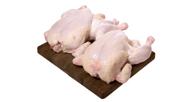 Emballage de 2 poulets entiers à 12$