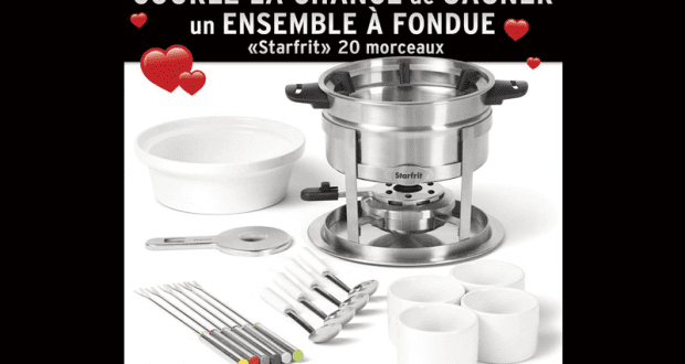 Ensemble à fondue Starfrit de 20 morceaux