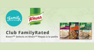 Essai gratuit des repas à la poele de Knorr