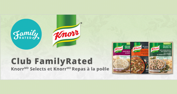 Essai gratuit des repas à la poele de Knorr