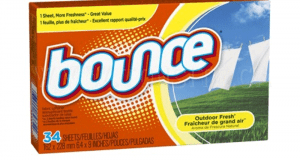 Feuilles assouplissantes Bounce à 50¢