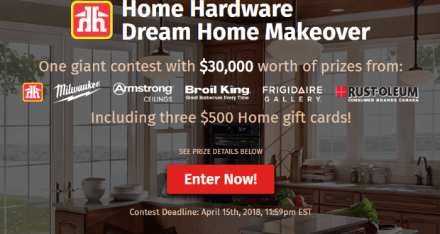 Gagnez 28 600 $ avec Home Hardware