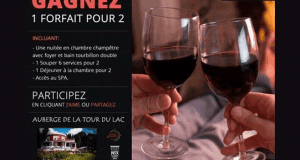 Séjour Romantique pour 2 à l'Auberge de la tour du lac