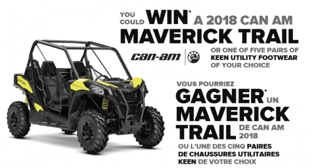 Un Can Am Maverick Trail VHU 2018 (13 300 $)