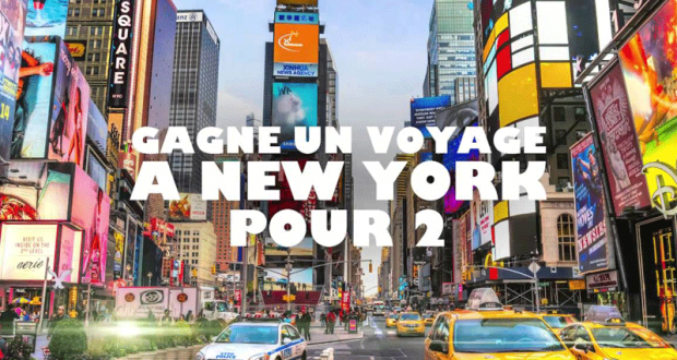 Un voyage pour deux à New York (3 250 $)