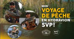 Voyage de pêche en hydravion