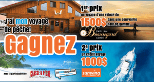 Voyage de pêche pour 2 personnes au Pavillon Beauregard